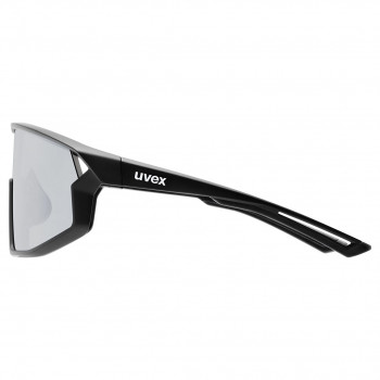 Uvex Skyryse Gafas de sol para ciclismo, Negro Mate / Plata