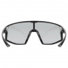 Uvex Skyryse Gafas de sol para ciclismo, Negro Mate / Plata