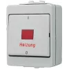Jung 603 HW Interruptor de 3 polos, Blanco