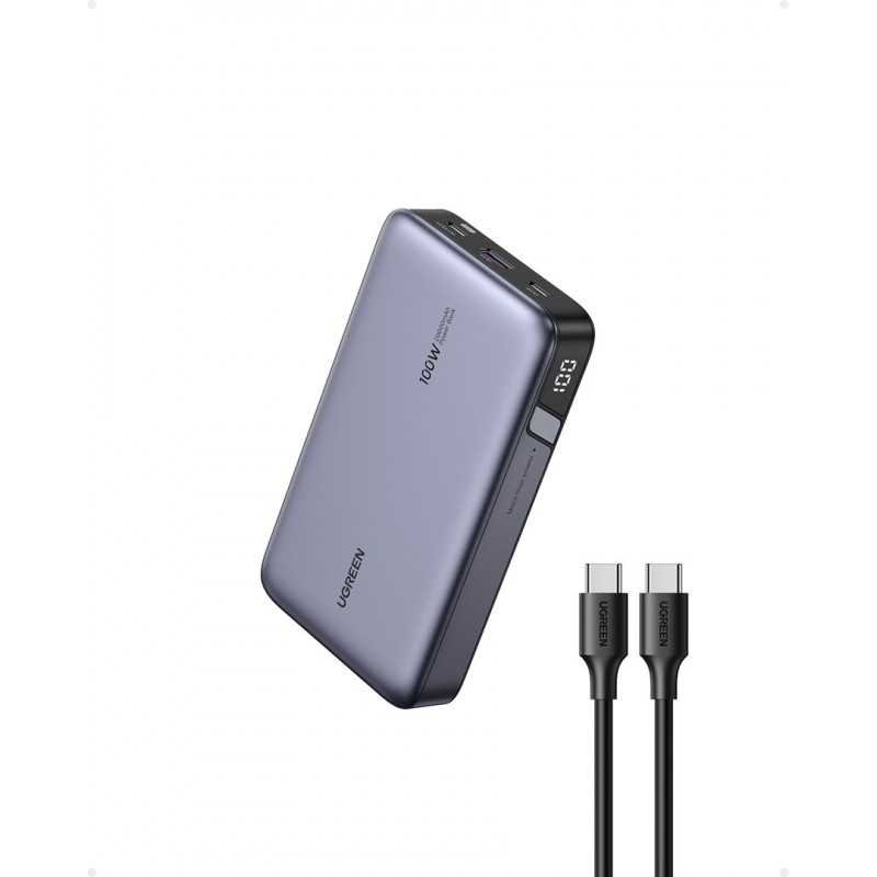 Batería externa Ugreen PB720 20000 mAh, gris