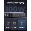 Batería externa Ugreen PB720 20000 mAh, gris