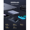 Batería externa Ugreen PB720 20000 mAh, gris