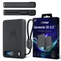 Cargador inalámbrico 3mk incharge Genesis Qi2 25W + PD 45W con cable USB-C integrado, negro