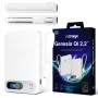 Cargador inalámbrico 3mk incharge® Genesis Qi 2 25W + PD45W, cable USB-C integrado, blanco
