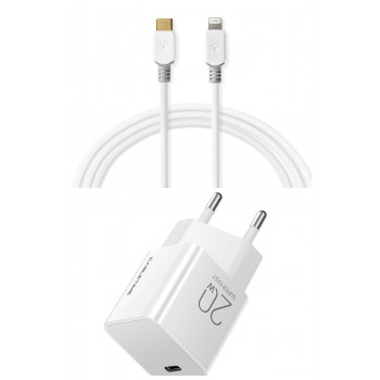 Set de cargador Mercodan 20 W con Lightning (261111063)