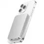 Batería externa inalámbrica magnética Nevox Qi2, 5000 mAh, plata/blanco