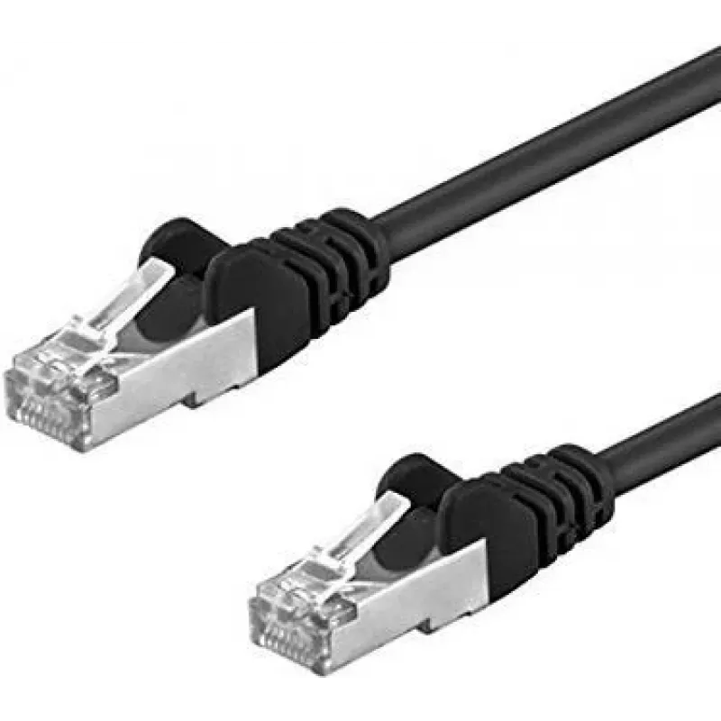 Cable de red Cat5e U/FTP Wirewin, 15 m, negro