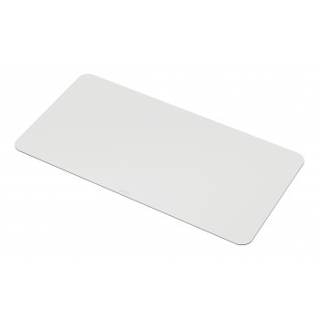 Mesa de escritura LEITZ 700 x 360 mm, piel reciclada, gris, lisa, redondeada