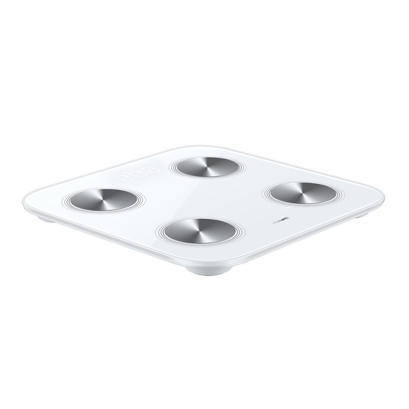 Báscula de personas inteligente Huawei Scale 3 Bluetooth Edition blanca / cristal templado / WiFi y BT / hasta 150 kg / Android e iOS