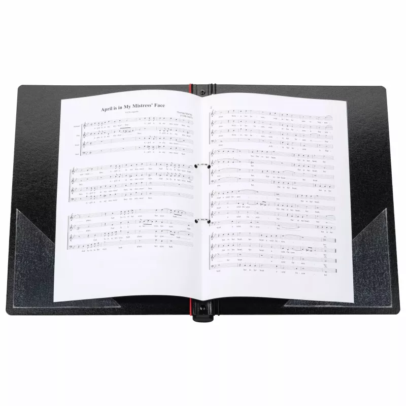 FALKEN carpeta de música Gloria negra, 1 ud.