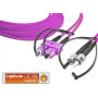 Lightwin cable de fibra óptica SC a ST OM4, 2 m, violeta