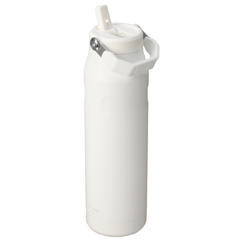 Stanley IceFlow Flip Straw 2.0 botella isotérmica, 1,06 l, blanco