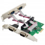 InLine® tarjeta de interfaz PCIe x1, 4x RS-232, Low Profile