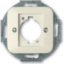 Busch-Jaeger 1724-0-0624 Placa de pared / tapa de interruptor, blanco plateado