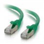 Mercodan Cable de red Cat6a S/FTP RJ45, 15 m, verde