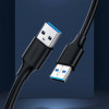 Ugreen US102 Cable USB 2.0 macho a macho, 0,5 m, negro