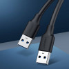 Ugreen US102 Cable USB 2.0 macho a macho, 0,5 m, negro