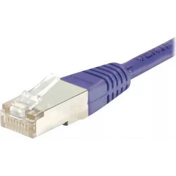 Exertis Connect Cable de parcheo Cat6 S/FTP Snagless RJ45, 10 m, Violeta