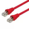 Telegärtner Cable de parcheo Cat6a S/FTP, 4 m, Rojo