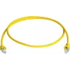 Telegärtner Cable de parcheo Cat6a S/FTP, 3,5 m, Amarillo