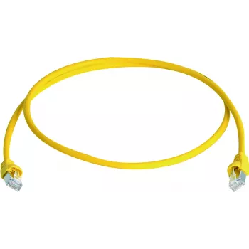 Telegärtner Cable de parcheo Cat6a S/FTP, 3,5 m, Amarillo