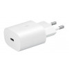 Samsung Adaptador de viaje TA800 con cable USB-C a USB-C, Blanco