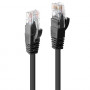 Lindy Cable de parcheo Cat6 U/UTP RJ45, 7,5 m, Negro