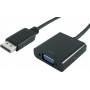 Secomp Cable adaptador DisplayPort a VGA, conector macho DP a conector hembra VGA (11.55.3201)