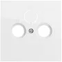 Gira System 70 Toma de antena coaxial, blanco puro (086970)