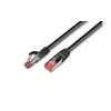 Wirewin Cable de red Cat6a S/FTP, 2 m, negro