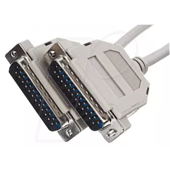 Shiverpeaks S-CONN AK 402 SC - Cable D-SUB, 1:1, 25 pines, conector macho/conector macho, 5 m