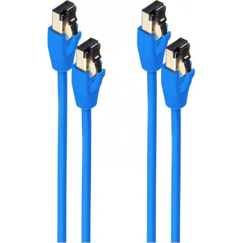 shiverpeaks BASIC-S Cat8.1 F/FTP (PiMF) Cable de red RJ45, 1,5 m, azul, LSZH