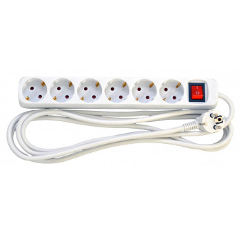 Mercodan Regleta Schuko de 6 tomas (503800010)