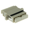 ACT Adaptador de fibra óptica SC/SC dúplex, multimodo OM2, gris (EA1006)
