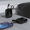 Dudao K32 Batería externa 22,5 W 10000 mAh con cable USB-C/Lightning integrado – negro