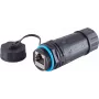 S/CONN Acoplador de cable de red RJ45, Cat6, IP68, versión corta, exterior (08-01048)