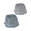 Stefanplast Comedero Break 9 0,7L 19x19x11cm surtido gris/azul
