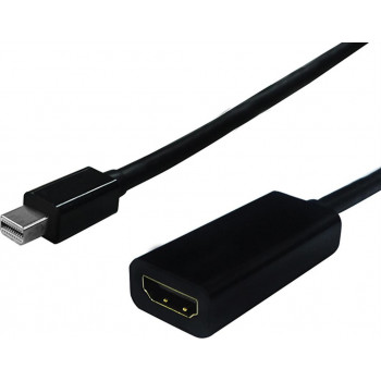 Secomp cable adaptador Mini DisplayPort a HDMI, conector macho Mini DP a conector hembra HDMI, 0,15 m (11.55.3207)