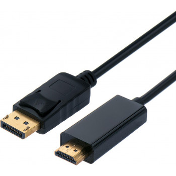 Secomp cable DisplayPort, 2 m, 4K, negro