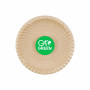 Gogreen Go Green platos compostables de caña de azúcar Ø15 cm, 10 uds.