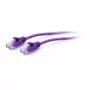 C2G cable de parcheo Slim Cat6a 28AWG, 1,5 m (5 ft), lila (30190)