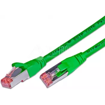Wirewin cable de parcheo Cat6 S/FTP, 1,5 m, verde
