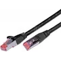 Wirewin cable de parcheo Cat6 S/FTP, 1,5 m, negro