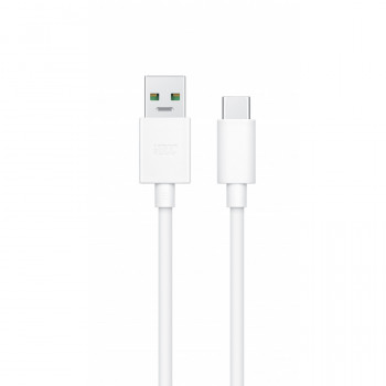 OPPO Cable VOOC USB-A a USB-C, 8 A, 1 m, blanco (DL149)