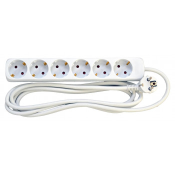 Mercodan Regleta Schuko con 6 tomas de corriente (584420023)