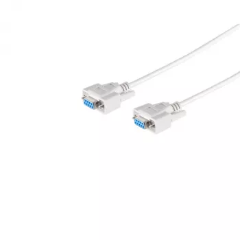 S-Conn AK 2183 Cable D-Sub 1:1, 9 pines, conector hembra/conector hembra, 3 m (78042-3)