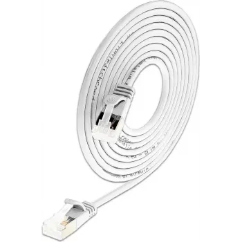 Cable de red Wirewin Slim Cat6a Light, redondo, U/FTP, Ø 3,8 mm, blanco (PKW-LIGHT-STP-K6A 0.15 WS)