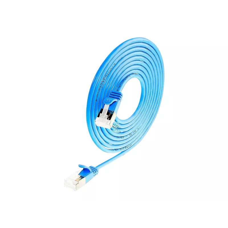 Cable de red Wirewin Slim Cat6a U/FTP RJ45, 0,25 m, azul