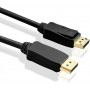 Cable Secomp STANDARD DisplayPort 1.4, 2 m, negro (11.55.3696)