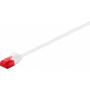 Cable de red Cat6 U/UTP RJ45 Slim Goobay, 1 m, blanco (93692)